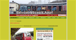 Desktop Screenshot of bw-adorf.de